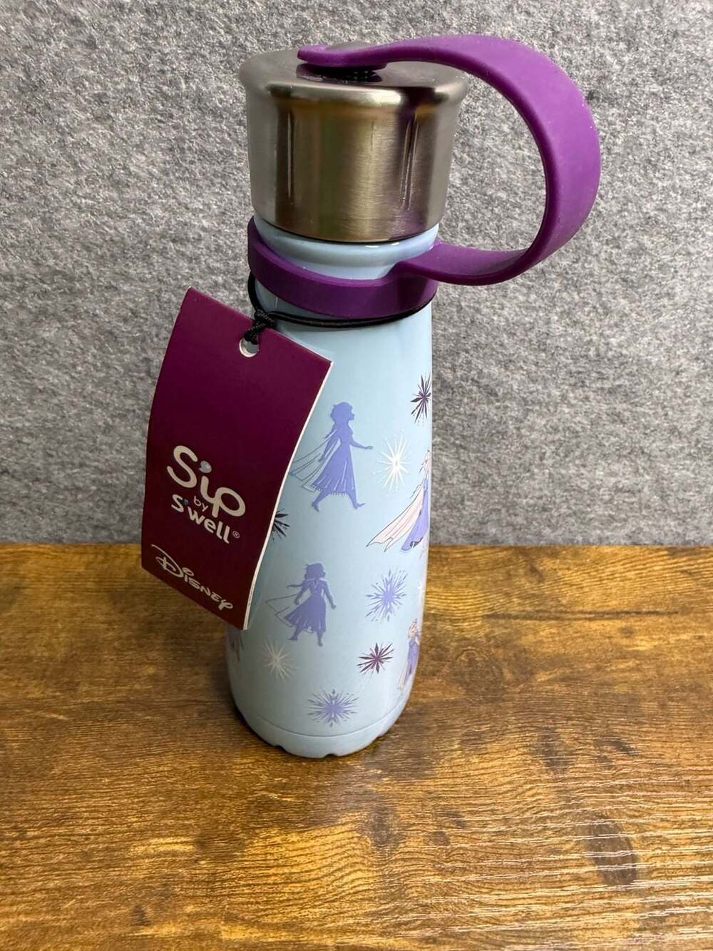 S'ip by S'well Disney Frozen 2 Elsa Water Bottle 10oz Blue Stainless Steel